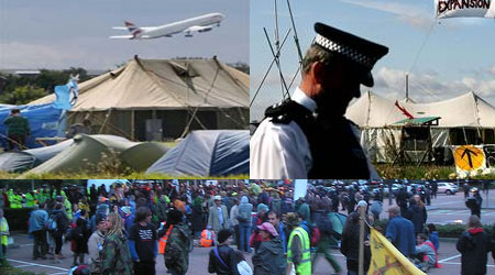 Heathrow proposed new runway protest